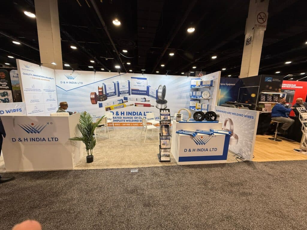 D&H India booth at FABTECH 2025, Chicago