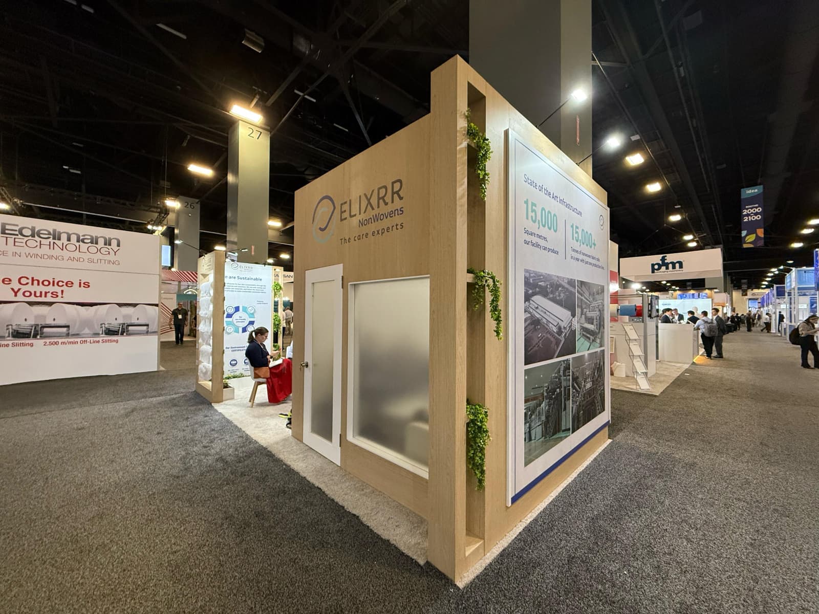 Elixrr booth at IDEA 2025, Miami