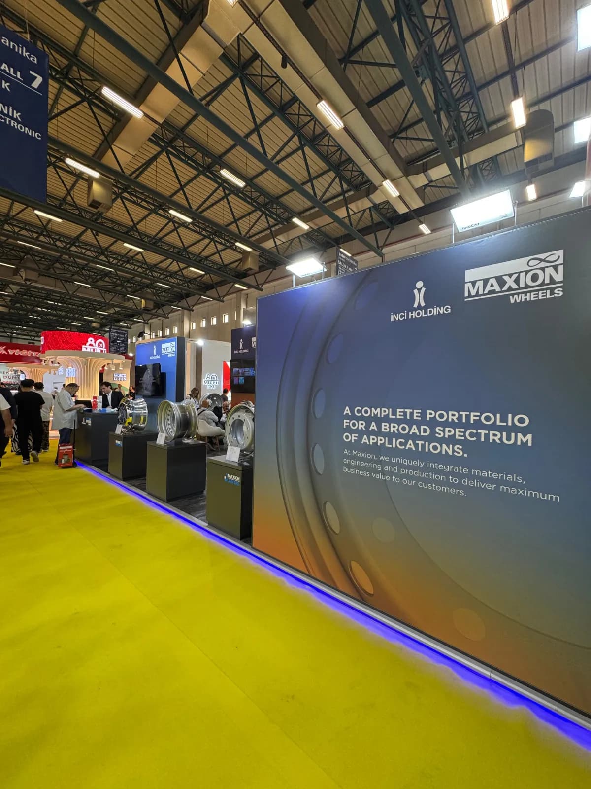 Maxion booth at Automechanika 2025, Istanbul