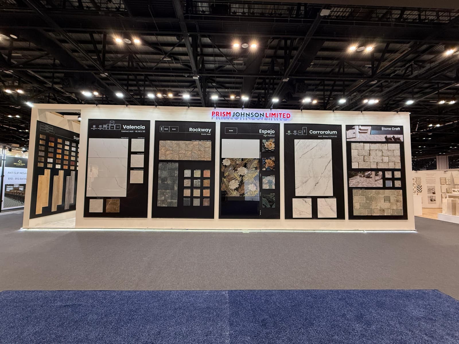 Prism Johnson booth at Coverings 2025, Orlando