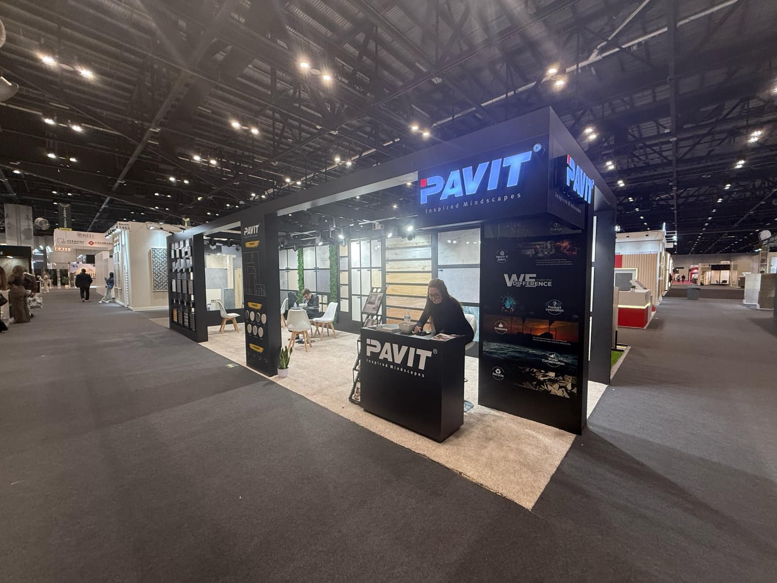 Pavit booth at Coverings 2025, Orlando