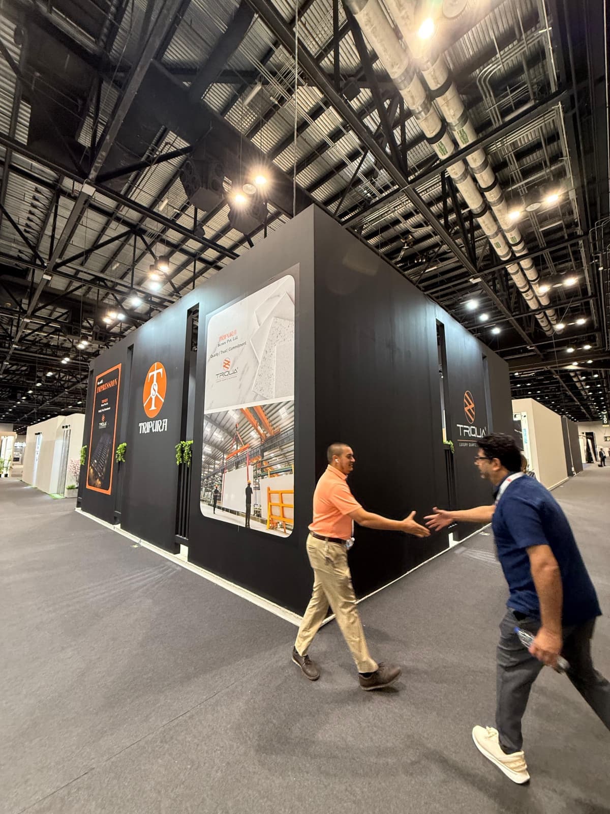 Tripura booth at Coverings 2025, Orlando
