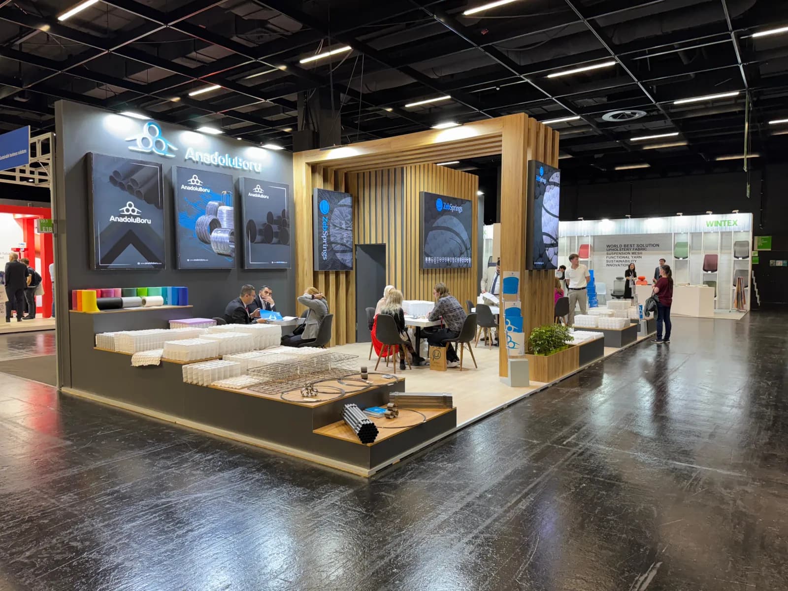Zeb Springs booth at Interzum 2025, Cologne