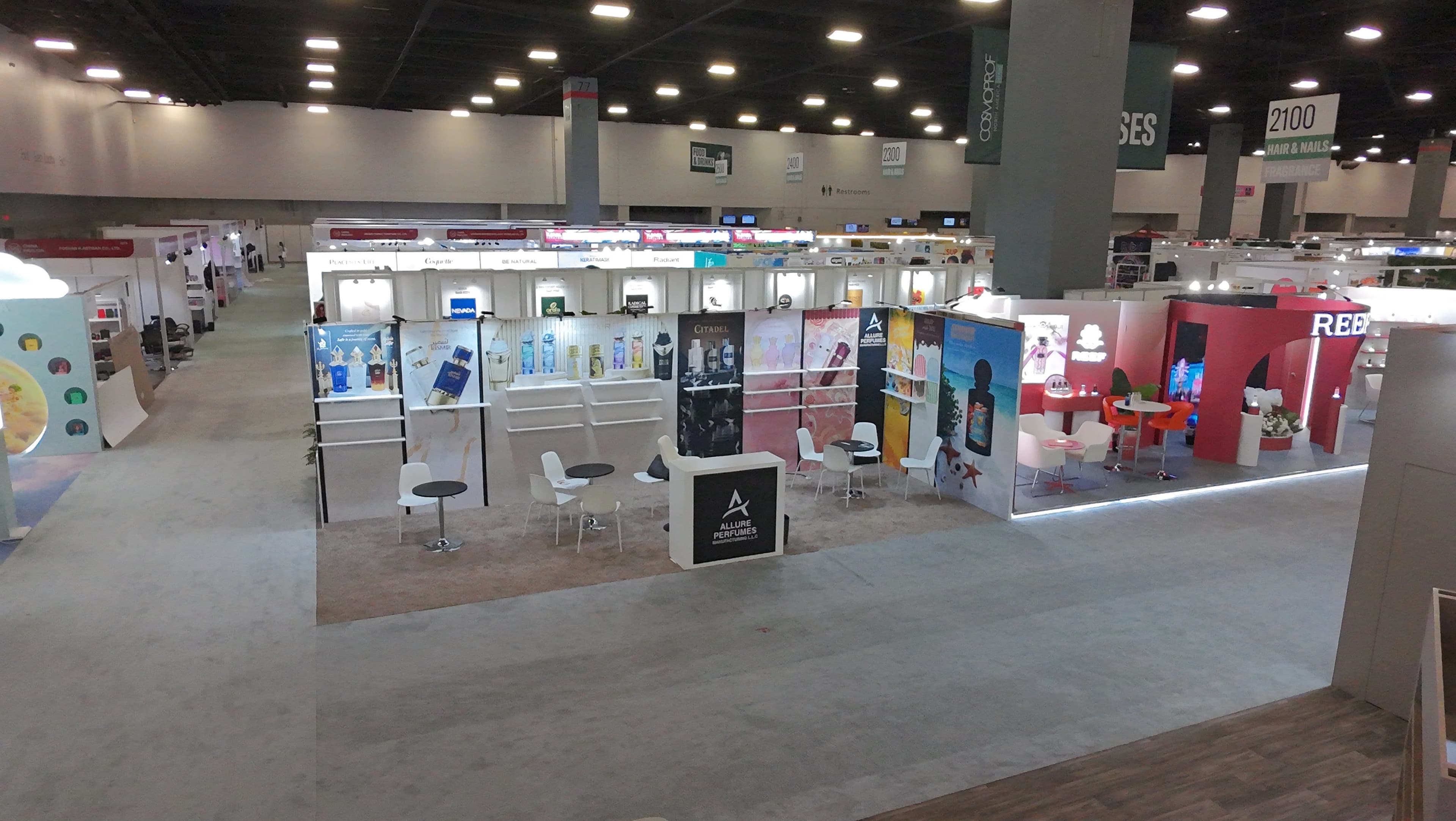 ALLURE booth at COSMOPROF 2026, Miami