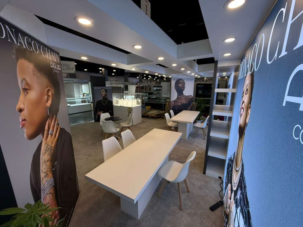 Monaco Chain booth at JIS FALL 2025, Miami