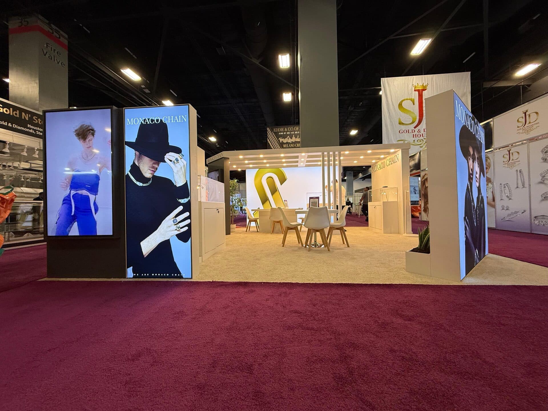 Monaco Chain booth at JIS SPRING 2025, Miami