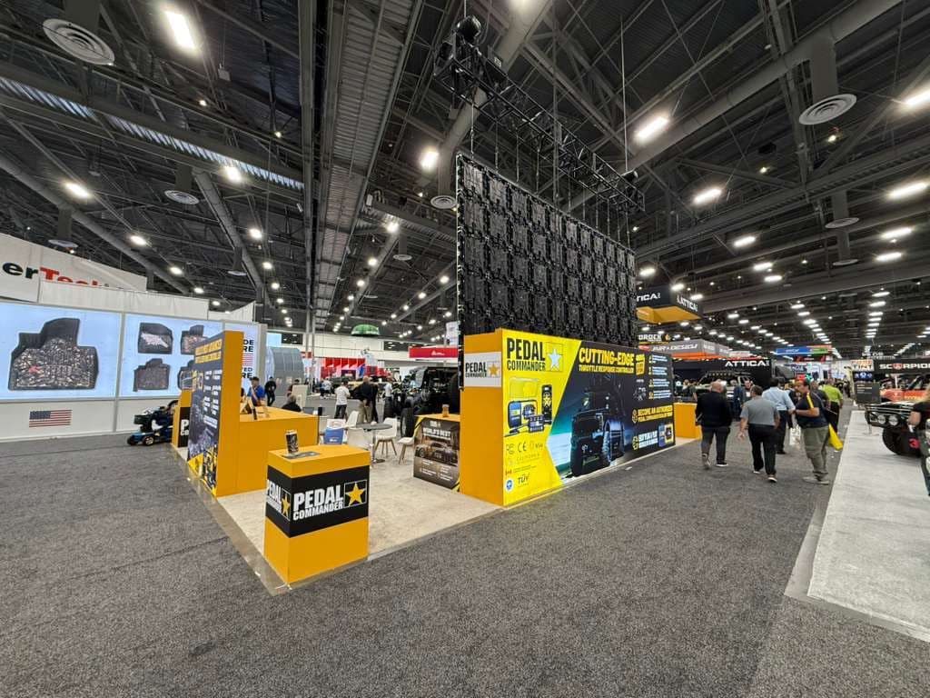 PEDAL COMMANDER booth at SEMA 2025, Las Vegas