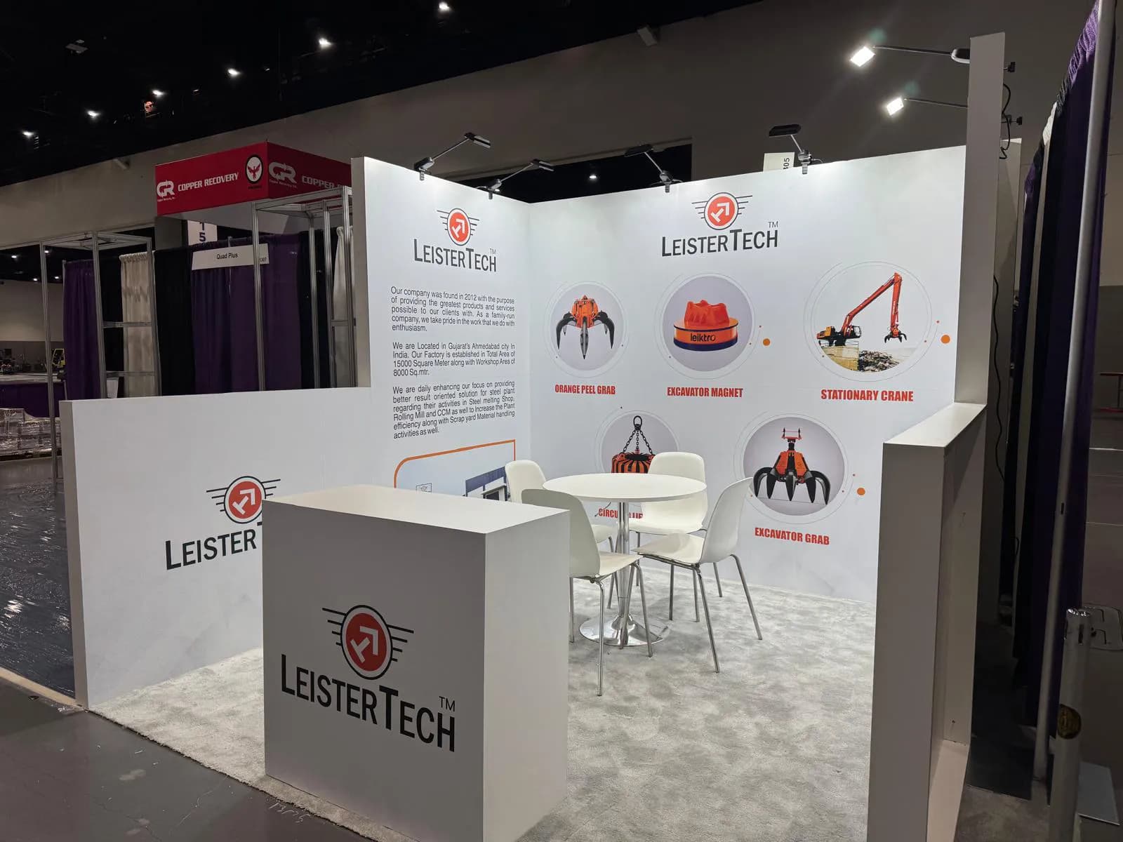 Astron Processors booth at REMA 2025, San Diego