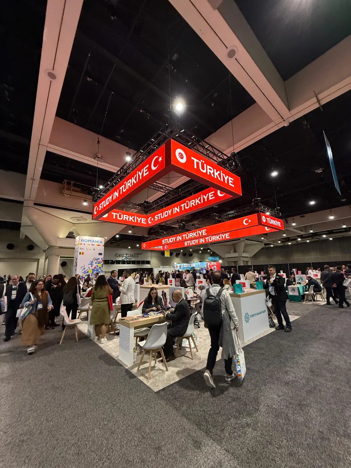 Turkish National Agency booth at NAFSA 2025, San Diego